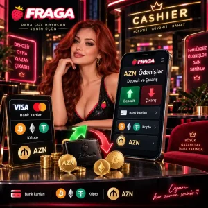 Fraga Casino AZN ilə depozit və vəsait çıxarışı